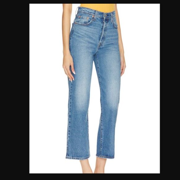 Levi’s Ribcage Straight Ankle Jean - Size 28 - Picture 3 of 10